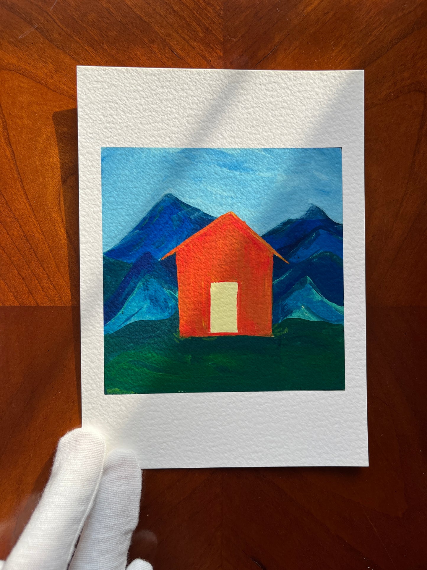 La Maison [La Maison] - 5 x 7 Cotton Print