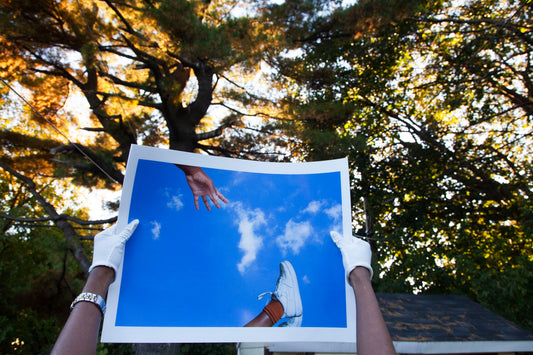 The Fall of Nike : Blue [Sky High] - 22 x 17 Luster Print