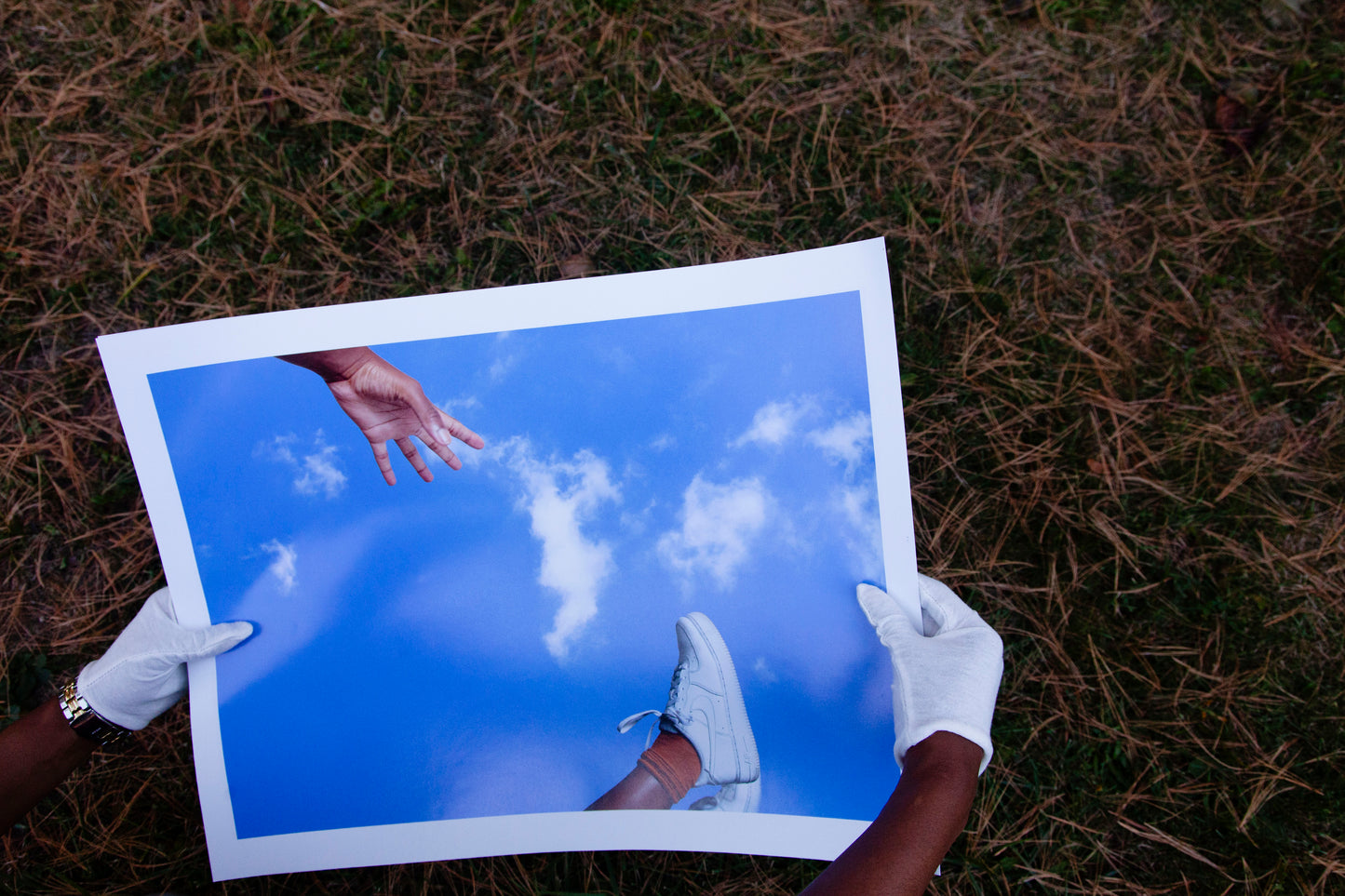 The Fall of Nike : Blue [Sky High] - 22 x 17 Luster Print